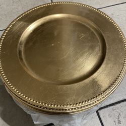 (20) Beaded Charger Plates 