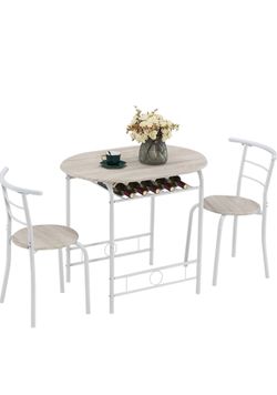 Tiny kitchen table and chairs set