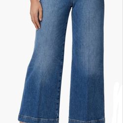 NWT Paige Anessa Ankle Wide Leg Jeans Size 29
