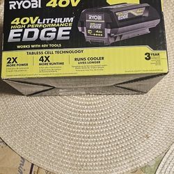 RYOBI 40V LITHIUM HIGH PERFORMANCE EDGE AH4.0 BRAND NEW 