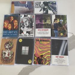 Vintage Burger Records Cassette Set of 10