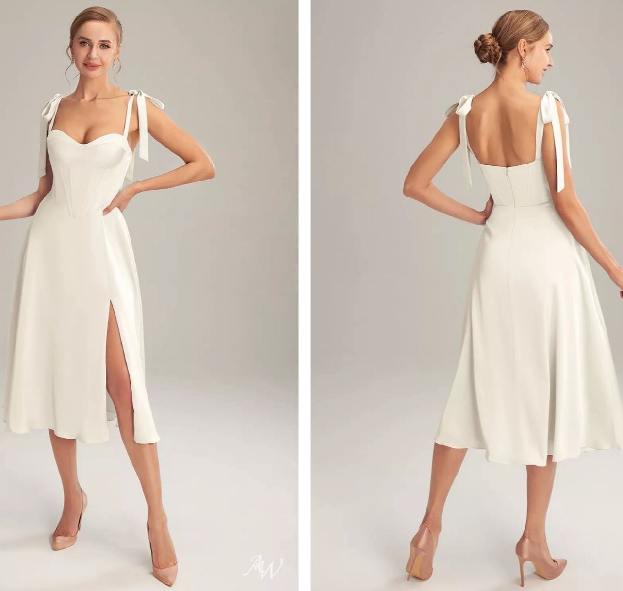 all size white dress