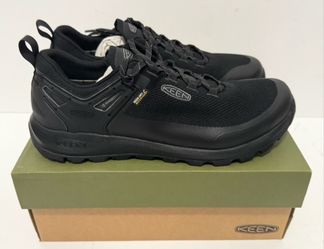 KEEN Citizen EVO WP Men’s 12 Waterproof Hiking Trail Shoes Triple Black -New In Box