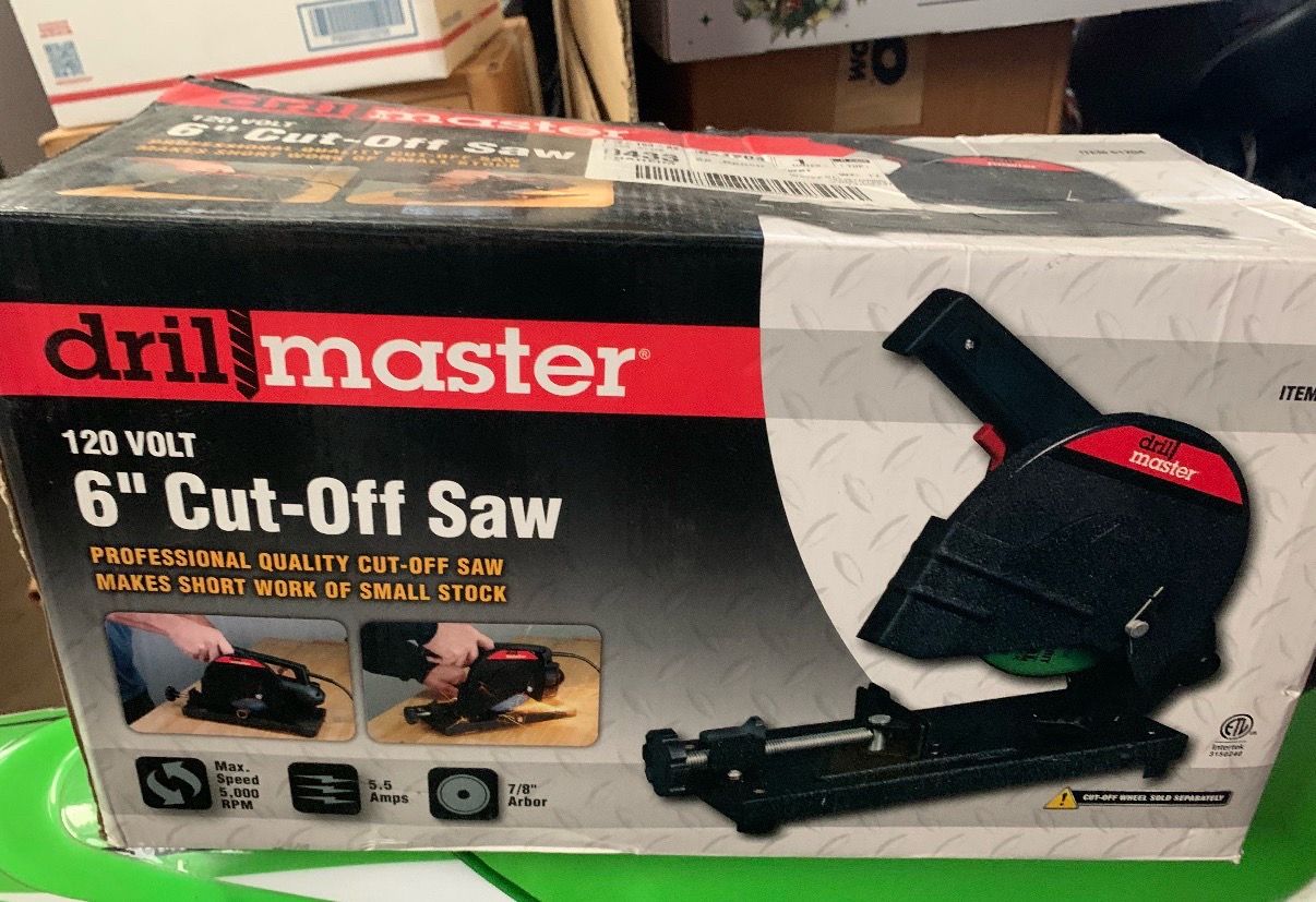 drill master 120 volt 6" cut off saw