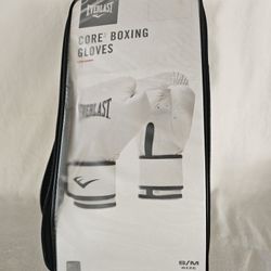 Everlast Core 2 Boxing Training Glove - White/Black - Size S/M