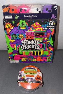 Authentic Needoh Halloween Funky Frights Advent Calendar Dumpling Squishy Bundle
