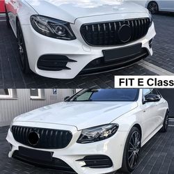 Front Grille Grill For Mercedes Benz W213 E250 E350 E(contact info removed)-2020 (Black)