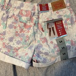 Brand New Girls Levi Shorts Size 14 And Size 16 Only Brand New  $7 Each 