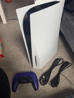Ps5 with purple controller
