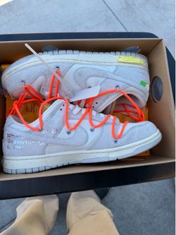 Nike Dunk Low Off-White Lot 18 Size 11.5o