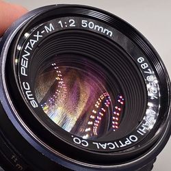 Asahi Optical Pentax SMC Pentax-M 50mm 1:2 Lens Manual Focus Lens #(contact info removed)