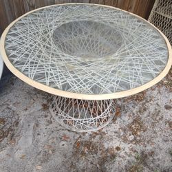 Vintage Spun Fiberglass Table 