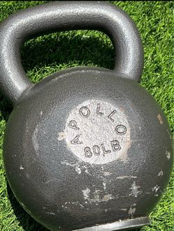 Apollo 80 lb (36 kg) Cast Iron Kettlebell – Commercial Gym Quality