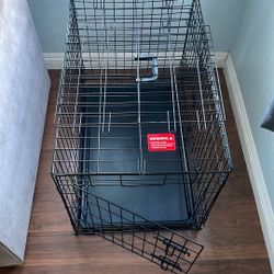 Top Paw® Double Door Folding Wire Dog Crate with Divider Panel