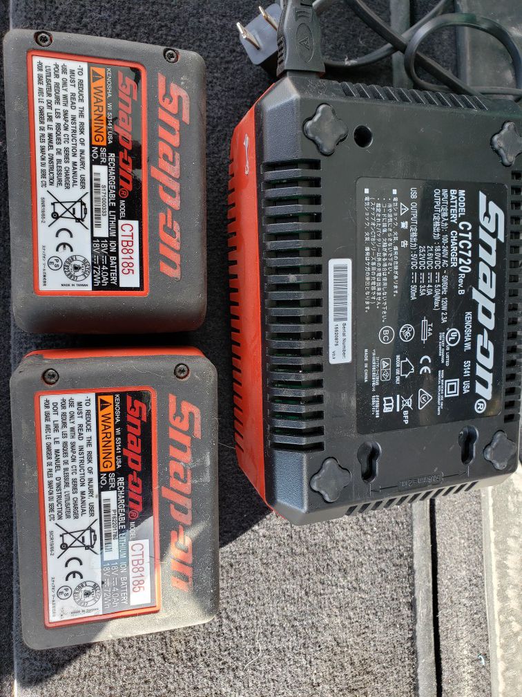 Snap on battery ctc720 and rechargeable ctb8185 (2)