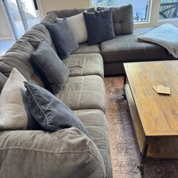 Grey Fabric Couch