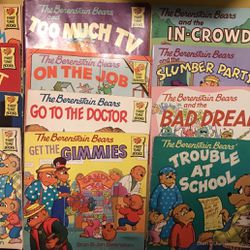 Over 50 Children’s Books, Berenstein Bears, Little Golden Books And Dr. Seuss Book Bag