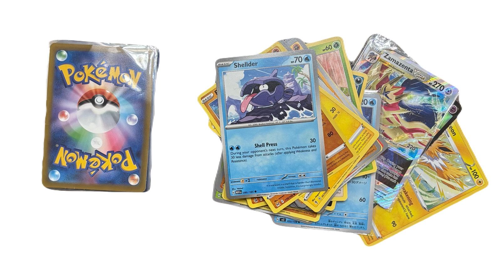 🔥 Lucky Hit Pokémon Mystery Pack – 3 Guaranteed Hits + Japanese Card – 34 Cards 🔥