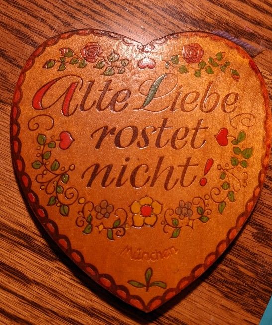 German Wooden Wall Hanging