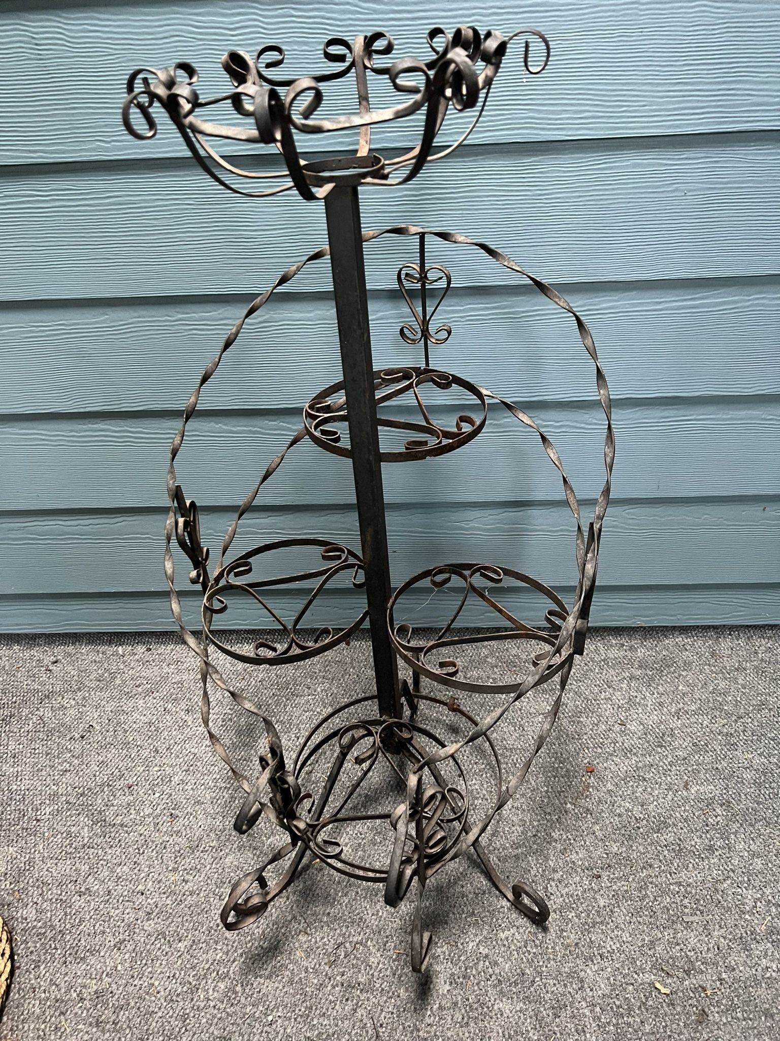 Plant Holder-black Metal