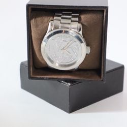 Michael Kors Watch Silver Crystal Dial w/ Box