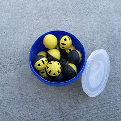 26 Sklz training baseballs with bucket