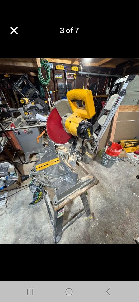 12in Dewalt Miter Saw With Stand....175.00
