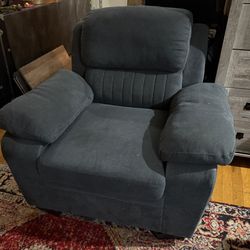 Dark Gray Armchair 