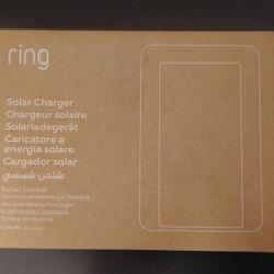 Ring Solar Charger 