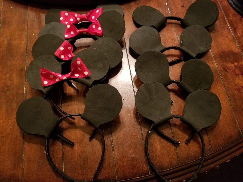 Mickey and minnie ears
