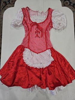 Little Red Riding Hood, Dress + Cape. Child Medium 8-10.