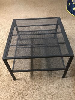 Iron side table