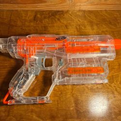Nerf Modulus Ghost Ops Shadow ICS-6 Clear Lights Up Working