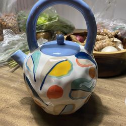Ceramic Hand painted Kettle Pot 