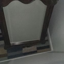 Vintage Bombay Chest Mirror