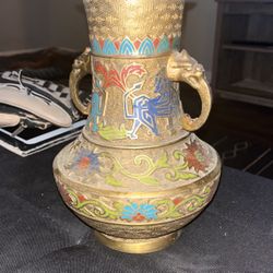 Japanese Antique Brass Vase