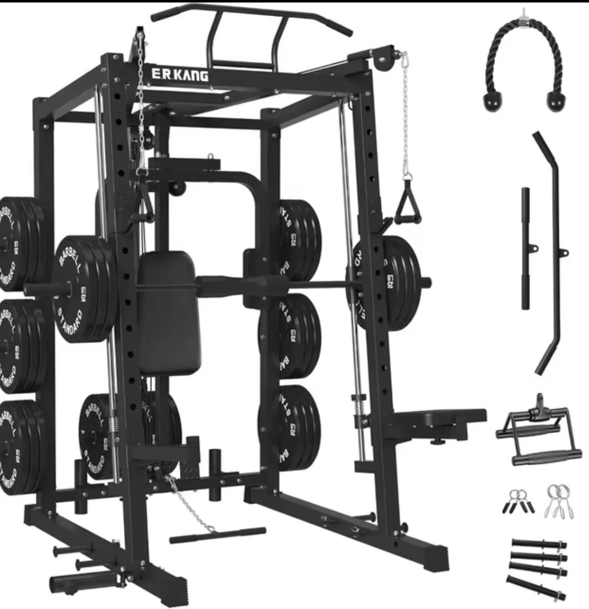 Smith Machine ER KANG Smith Machine / All-in-One Home Gym Rack – Barely Used (No Bench or Weights)