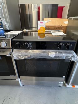 Samsung slide-in electric stove