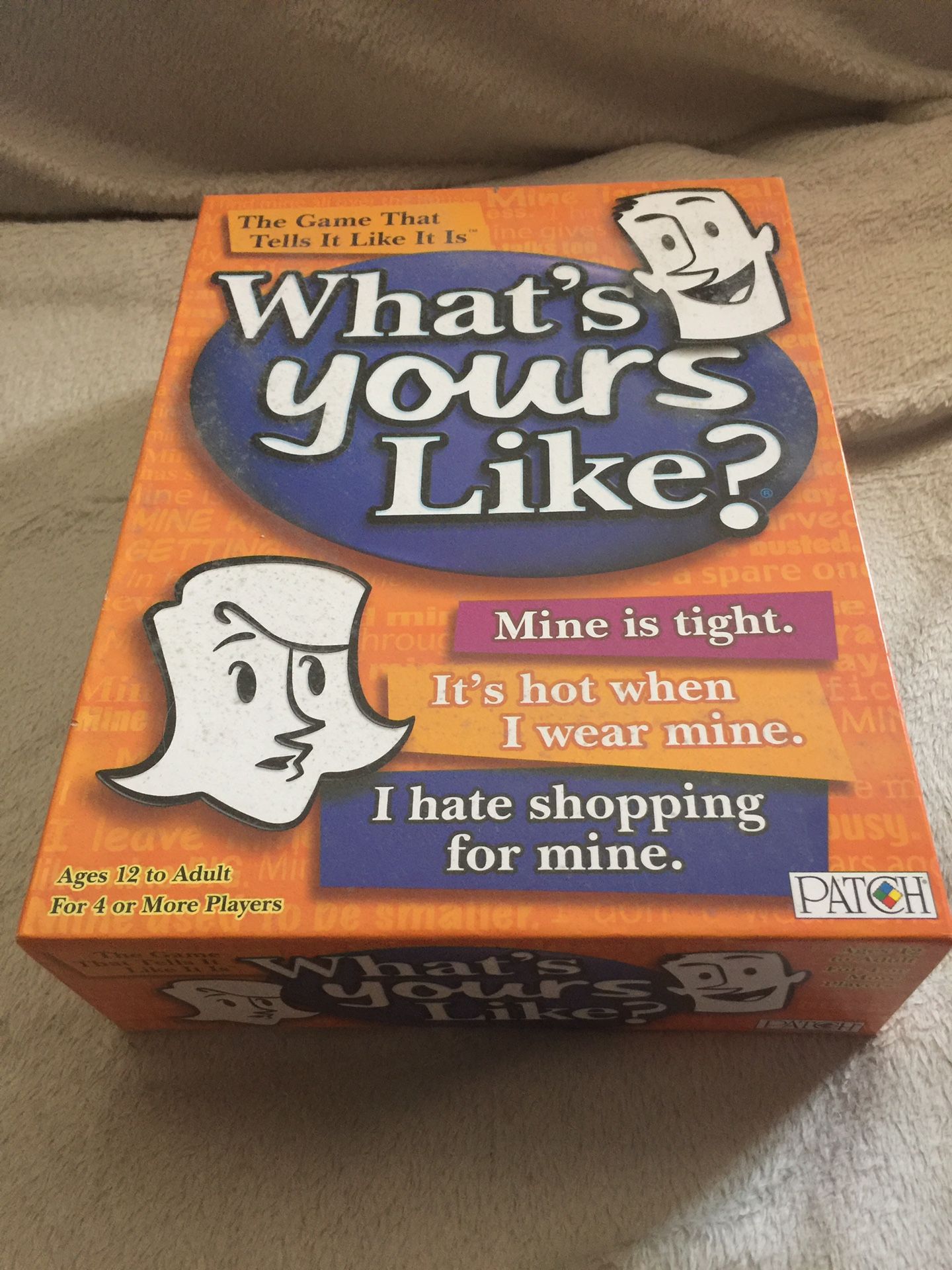 What’s Yours Like? Board game