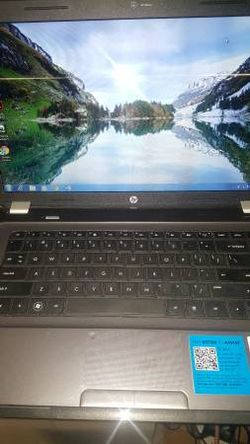 Hp laptop, 2.4ghz,4gigs, 320gbhd,webcam, hdmi,glossy display -  (Win7pro 64bit,office 2013