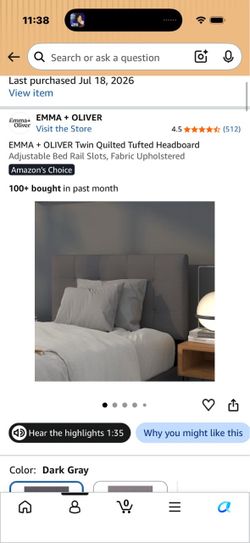 Twin Bed Headboard - Never used and unopened.