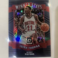 2023-24 Donruss Winner Stays Isiah Thomas #14 Purple Prizm 🔥🔥💯🏀🐐😱💪