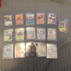 Pokémon Ultra Rare EX lot Collection  (16 Cards)