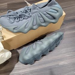 adidas gazelle silver green womens Yeezy 450 Stone Teal 7