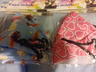 Face mask's $4.00 each