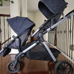 Evenflo Extended Single & Double Stroller - Excellent Conditon