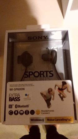 Sony Bluetooth sport wired Bluetooth headphones extra Bass