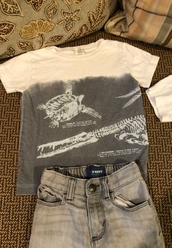 2t gap t and old navy denim