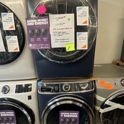 NEW GE WASHER AND DRYER SET