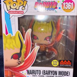 Naruto Baryon Mode Glow In The Dark Funko